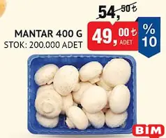 MANTAR 400 G indirimli fiyat MANTAR 400 G fiyat ve kampanya bilgisi